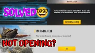 FREE FIRE/ FF MAX NOT OPENING🥶NEW VERSION DETECTED, PLEASE PROCEED TO DOWNLOAD😡PROBLEM SOLVED?🤔