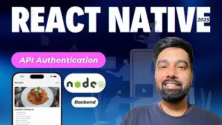 React Native Tutorial Hindi 75 - Create Recipe Backend API Authentication with Middleware