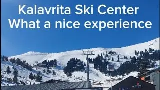 FIRST TIME EVER EXPERIENCE GOING TO KALAVRITA SKI CENTER,SNOW ADVENTURE #TRAVELOFGREECE