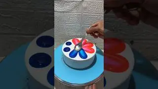 new look cake design multi colour faush design #cake #cakedesign #shorts #trending #viral #youtube