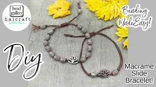How To Create a Macrame Slide Bracelet Beading Made Easy DIY Knotted Boho Bracelet Tips Tricks Hacks