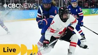Olympic women's hockey players speak after gold-medal match