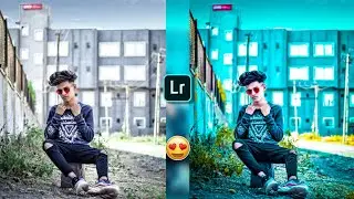 Lightroom Aqua Colour Tone Photo Editing | Lightroom Background Colour Change Photo Editing Tutorial