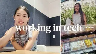 tech work vlog 💻 | strategy, gardening + baking 🌷🪴✨