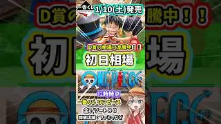【初日相場】一番くじ ワンピース ドラマティックメモリーズ  フィギュア 相場