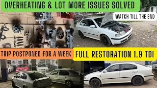 Full rebuild of Skoda Octavia 1.9 tdi | Engine overheated | converting tdi to VRS PART 1 | Restoring