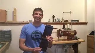 Making a Leather Golf Scorecard Pad