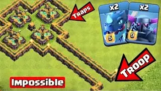 X-Bow Formation vs Every Troops - Clash Of Clans