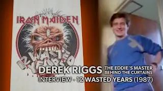 MOTION MAIDEN ⭐DEREK RIGGS interview 12 WASTED YEARS⭐SPECIAL EDITION  (VHS 1987)