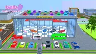 All Rainbow Cars at Sakura Motors 🌈🚗 | Sakura School Simulator