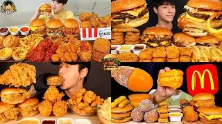 THE BEST FAST FOOD MUKBANG ASMR COMPILATION 🤤🍔🍕🍟