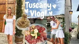 Tuscany Vlog 🍝 |Beautiful Italian Vila 🇮🇹🍋
