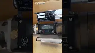 S-Flow gravity flow meter settings set up