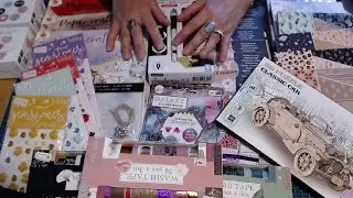 Énorme big haul action!!! nouveautés et arrivages en magasin - scrapbooking -Loisirs Créatifs