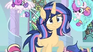 Caramel Heart turned adult ponies into babies.