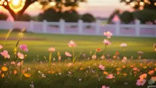 Summer musical idyll. Meditation at sunset by birdsong. Deep restoration of strength and energy.