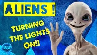 Real ALIEN mothership turns on the lights?! 