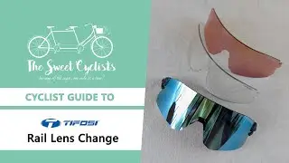 How to change lens on Tifosi Rail / Rail Interchange Frameless Sunglasses