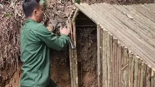 DIY Hidden Forest House &ndash; Peaceful Build in the Woods