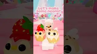 New Neon Strawberry, Vanilla, & Choco Penguins #adoptme #adoptmeroblox #robloxadoptme #roblox