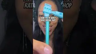 ASMR POV THE WORST RATED PIERCING SHOP #asmr
