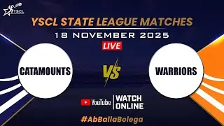 YSCL2025 Live: Under 14 ! Warriors vs Catamounts - Trial Matches