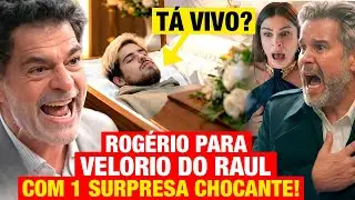 TRÊS GRAÇAS SÁBADO 10/01 Joelly é avisada que RAUL FALECEU Mas será 1 PLANO DO ROGÉRIO contra FERETI