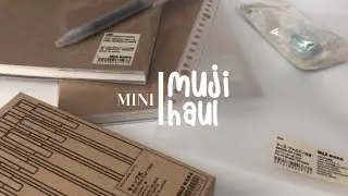 [ uni logs ep. 0 ] mini muji stationary haul 📝༅✿ || new planner, uni prep