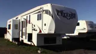2009 Heartland Cyclone 40' Three Slide Fifth Wheel Toy Hauler