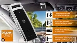 Pr&eacute;sentation D'un Kit Mains-Libres BigBen Bluetooth Connecter 2  Smartphones GPS MP3