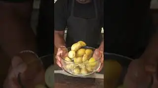 Best Oven Roasted Garlic Potatoes #shorts