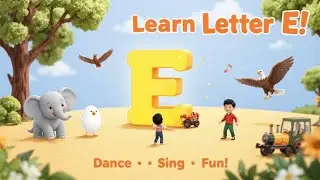 Learn the Letter E | Fun Alphabet Song for Kids with Dancing & Singing!