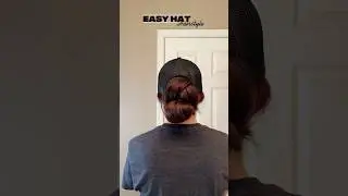 Easy Hat Hairstyles | Cute Looks That Fit Under a Cap #hathairstyle #easyhair #hairtutorial #shorts