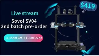 IDEX 3D Printer Sovol SV04 second batch pre-order