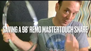 Remo MASTEREDGE late 90s snare drum save!