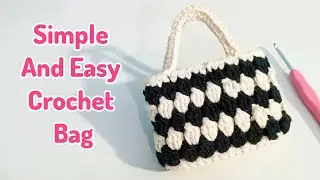 Simple & Easy Crochet Bag Tutorial for Beginners | Beautiful & Trendy Bag #crochet #handmade