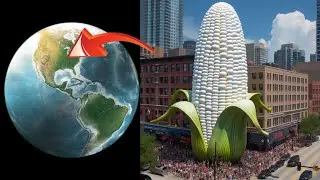 109 Corn Cob Statues on Google Earth