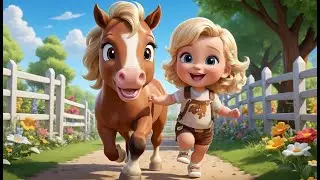 Little Horse Trot Trot Trail | Fun Kids Song | Playful Counting & Adventure Rhyme