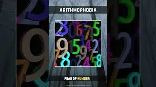 Arithmophobia 🔢 | Fear of Numbers | Know Your Phobia Cards