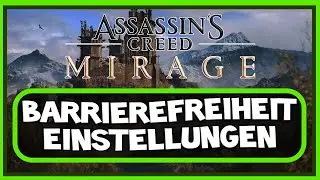 Die Barrierefreiheit-Einstellungen von Assassins Creed Mirage