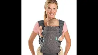 Infantino Flip Advanced 4-in-1 Carrier - Ergonomic, convertible, front & back for newborn & older