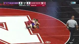 133 lbs: N. Iowa's Julian Farber vs. Nebraska's Jacob Van Dee | Nebraska Wrestling