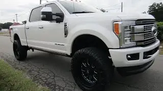 2018 Ford F-350 Super Duty Platinum FX4 Off-Road Diesel Lifted 4X4 - Freshly Detailed Walk Around!