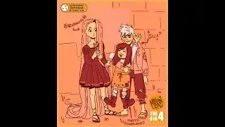 Jack Frost's sister, Mary, Wants Rapunzel to Draw Among Us Fan Art (Comic Dub)