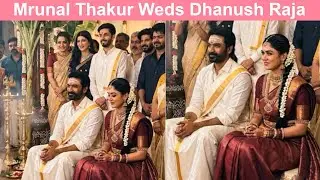 Mrunal Thakur & Dhanush Raja Got Married in Close Friends & Family