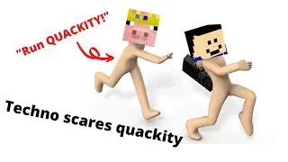Technoblade SCARES Quackity for An ENTIRE 8 Minutes in the Dream SMP