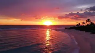 Relaxing music with best sunset view from the ocean 🌊💞🌊