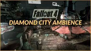 Get Comfy: Fallout 4 - Diamond City for 1 Hour (2160p/Ultrawide HD)