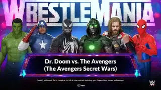 Dr. Doom vs. Thor vs. Hulk vs. Captain America vs. Venom vs. Spider-Man - Avengers Secret Wars | WWE