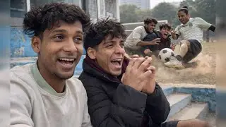 Football match with lots of fun 😂⚽️or backchodi 👀 #viral #vlogs 